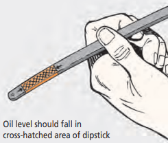 Transmission oil dipstick